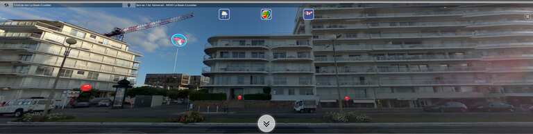 Immeuble face mer à louer ou à vendre avec vue sur l'immense plage de sable fin de La Baule