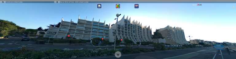 Nombreux appartements face mer à louer ou à vendre avec vue sur l'immense plage de sable fin de La Baule