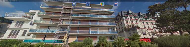 Les Hirondelles, SN38 Immeuble face mer à louer ou à vendre avec vue sur l'immense plage de sable fin de La Baule