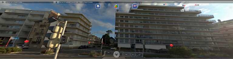 Immeuble face mer à louer ou à vendre avec vue sur l'immense plage de sable fin de La Baule