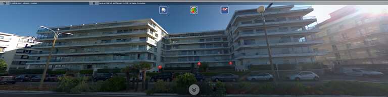 Villa face mer à louer ou à vendre avec vue sur l'immense plage de sable fin de La Baule