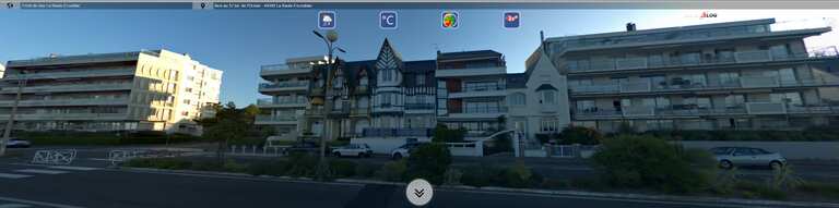 Villa face mer à louer ou à vendre avec vue sur l'immense plage de sable fin de La Baule