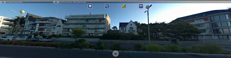 Villa face mer à louer ou à vendre avec vue sur l'immense plage de sable fin de La Baule