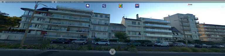 Nombreux appartements face mer à louer ou à vendre avec vue sur l'immense plage de sable fin de La Baule