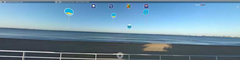 Après avoir observé la baie depuis votre balcon ou votre terrasse descendez donc sur la plage