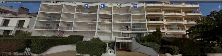 Immeuble face mer à louer ou à vendre avec vue sur l'immense plage de sable fin de La Baule