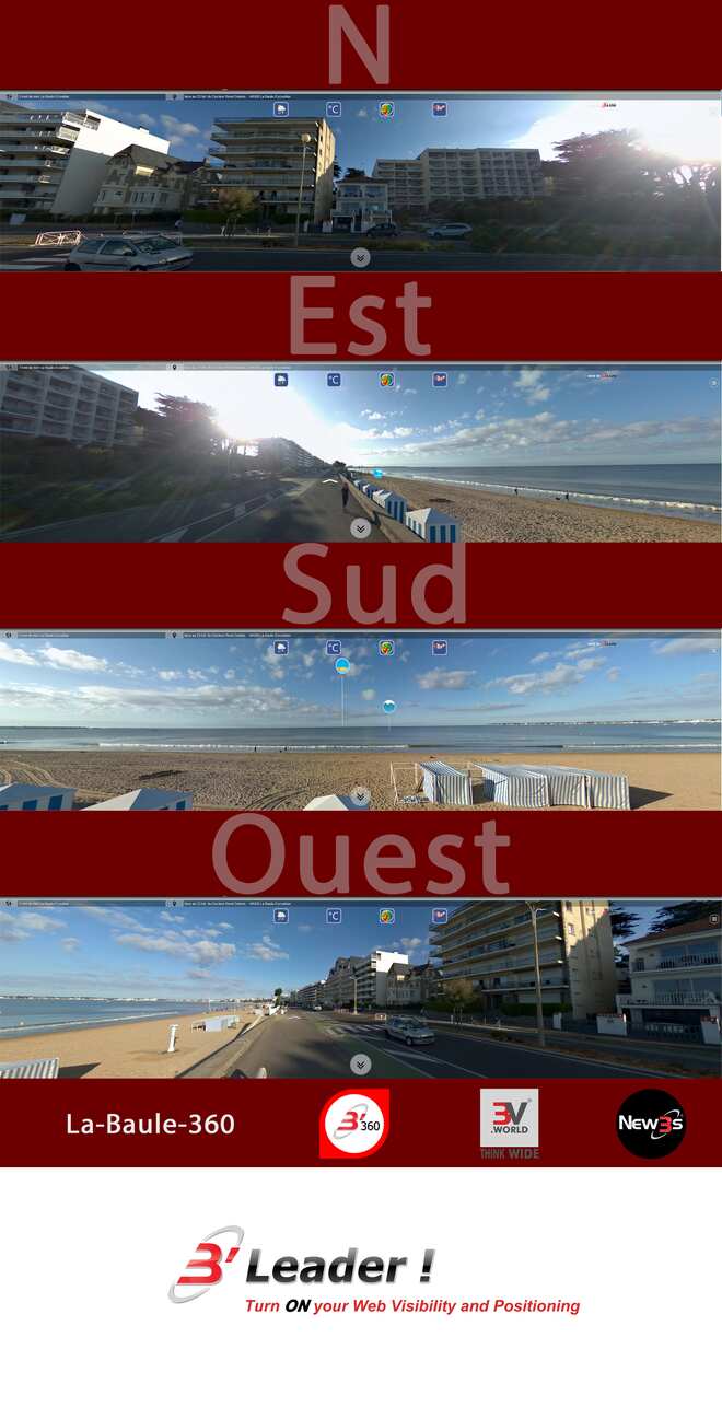 Immobilier Jyra, SN26, SN27, Le Neptune aux 25, 24, 23, 22 bd René Dubois à La Baule 44500 -- Villa avec vue mer sans vis à vis - A louer - A vendre