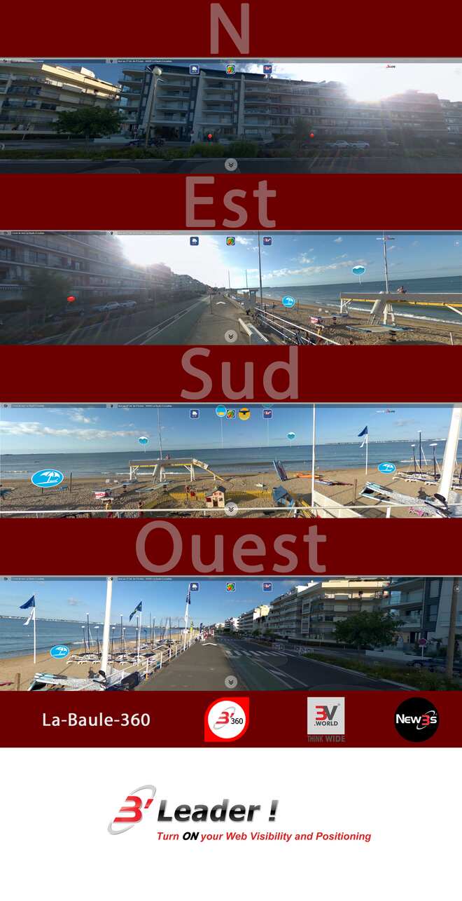 Immobilier Le Lido et Rivage Thalasso Spa aux 30, 28 bd. de l'Océande l'Océan à La Baule 44500 -- Villa avec vue mer sans vis à vis - A louer - A vendre