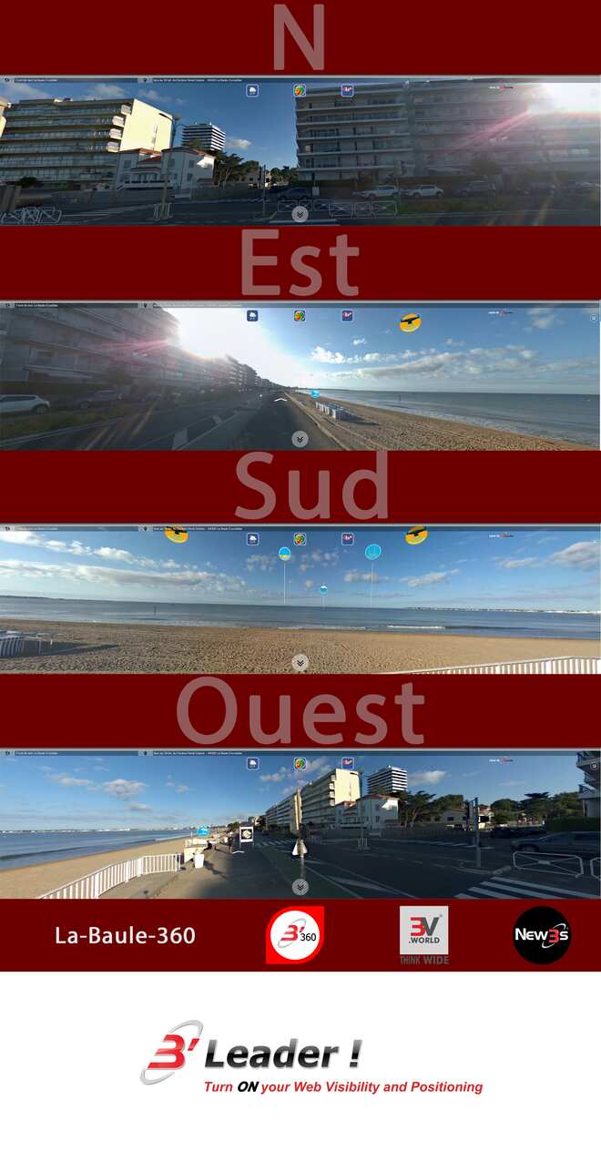 Immobilier SN24 au 37 bd. René Dubois à La Baule 44500 -- Villa avec vue mer sans vis à vis - A louer - A vendre