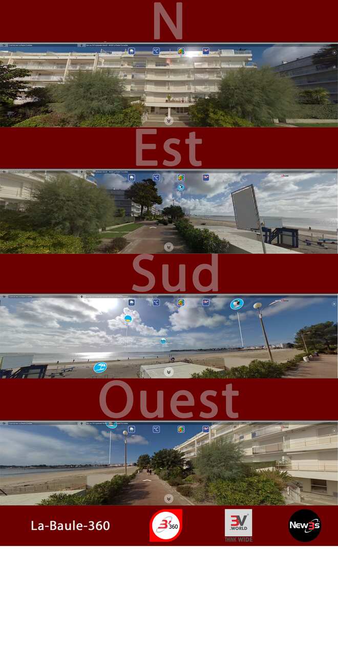 Immobilier  à La Baule 44500 -- Villa avec vue mer sans vis à vis - A louer - A vendre