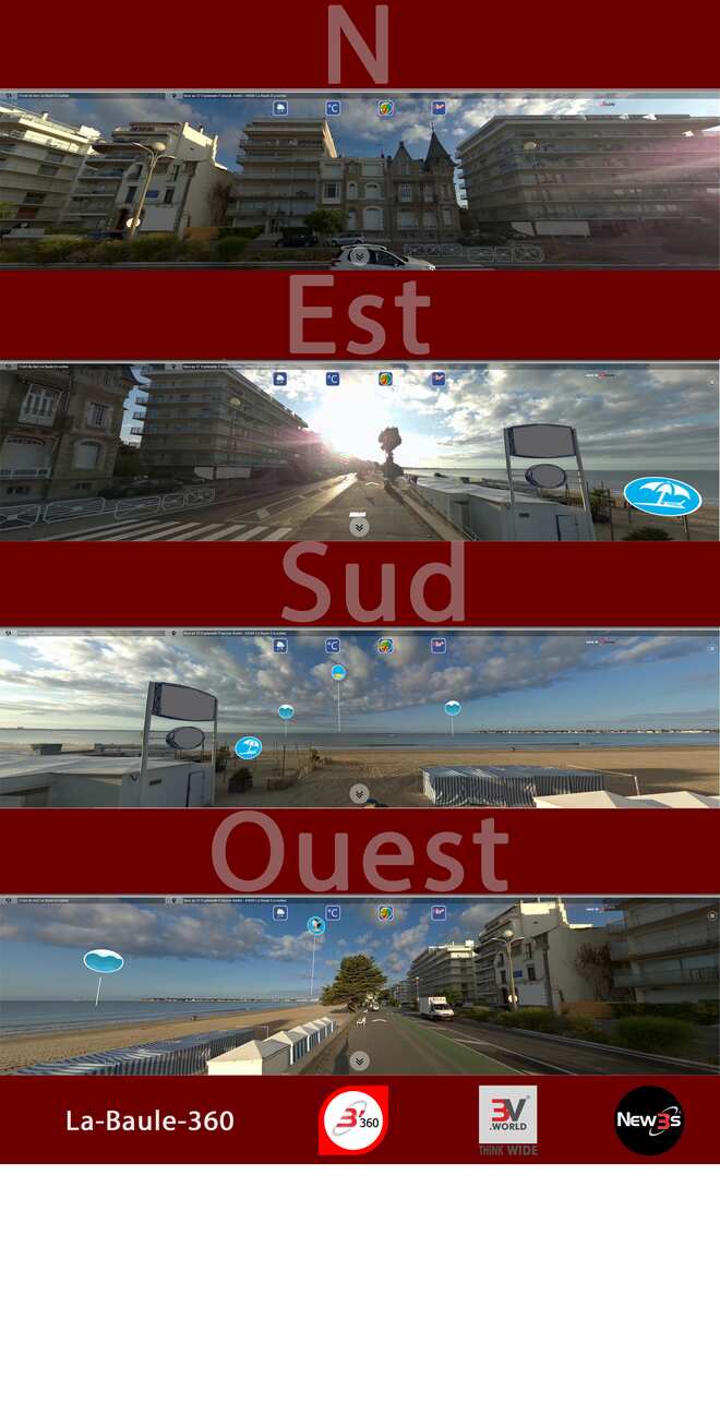 Immobilier Les Marguerites au 37 Espl. François André à La Baule 44500 -- Villa avec vue mer sans vis à vis - A louer - A vendre